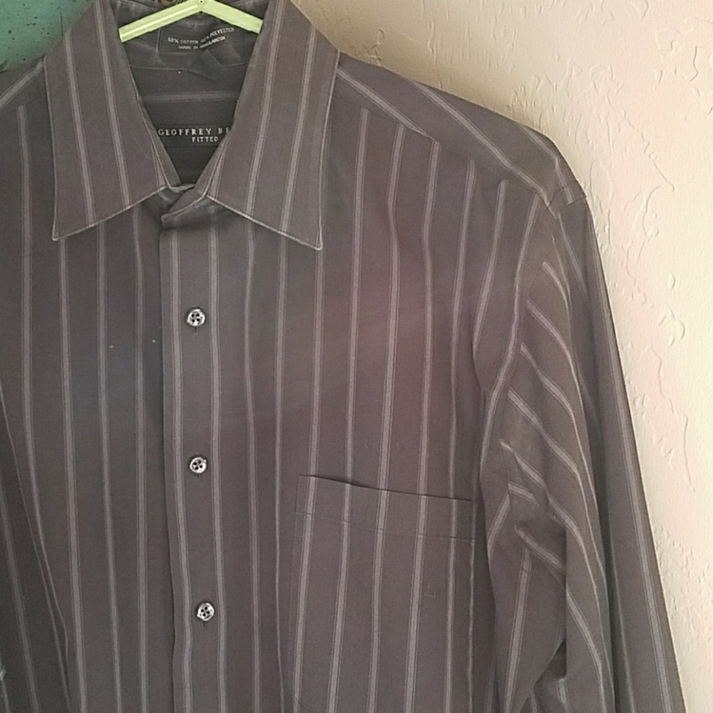 Geoffrey Beene stripped dress shirt
